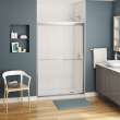 Kameleon 43-47 x 71 in. 8 mm Bypass Shower Door for Alcove Installation with Clear glass in Chrome