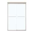 Kameleon 43-47 x 71 in. 8 mm Bypass Shower Door for Alcove Installation with Clear glass in Brushed Nickel