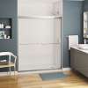 Kameleon 55-59 x 71 in. 8 mm Bypass Shower Door for Alcove Installation with Clear glass in Chrome