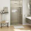 Kameleon SC 43-47 x 71 in. 6 mm Bypass Shower Door for Alcove Installation with Clear glass in Brushed Nickel