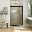 Kameleon SC 43-47 x 71 in. 8 mm Bypass Shower Door for Alcove Installation with Clear glass in Dark Bronze