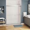 Kameleon SC 55-59 x 71 in. 8 mm Bypass Shower Door for Alcove Installation with Clear glass in Chrome