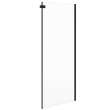 Halo Pro 60 x 32 x 78 3/4 in. 8mm Sliding Shower Door for Corner Installation with Clear glass in Matte Black