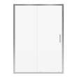 Connect Pro 55 1/2-57 x 76 in. 6mm Sliding Shower Door for Alcove Installation with Clear glass in Chrome