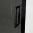 Connect Pro 57-58 1/2 x 76 in. 6mm Sliding Shower Door for Alcove Installation with Clear glass in Matte Black