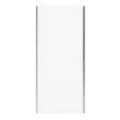 Connect Pro Return Panel for 36 in. Base with Clear glass in Chrome