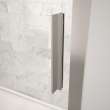 Connect 43 1/2-45 x 72 in. 6mm Sliding Shower Door for Alcove Installation with Clear glass in Brushed Nickel