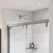 Uptown 56-59 x 58 in. 8 mm Bypass Tub Door for Alcove Installation with Clear glass in Chrome