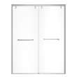 Uptown 56-59 x 76 in. 8 mm Bypass Shower Door for Alcove Installation with Clear glass in Chrome