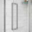 Uptown 44-47 x 76 in. 8 mm Sliding Shower Door for Alcove Installation with Clear glass in Chrome