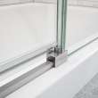 Uptown 44-47 x 76 in. 8 mm Sliding Shower Door for Alcove Installation with Clear glass in Chrome