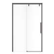 Uptown 44-47 x 76 in. 8 mm Sliding Shower Door for Alcove Installation with Clear glass in Dark Bronze