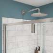 Uptown 45-47 x 76 in. 8 mm Pivot Shower Door for Alcove Installation with Clear glass in Chrome