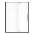 Uptown 57-59 x 76 in. 8 mm Pivot Shower Door for Alcove Installation with Clear glass in Matte Black