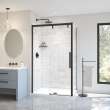 Uptown Return Panel for 36 in. Base with Clear glass in Dark Bronze