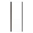 Uptown Return Panel for 36 in. Base with Clear glass in Dark Bronze