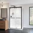 Uptown Return Panel for 36 in. Base with Clear glass in Matte Black