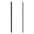 Uptown Return Panel for 36 in. Base with Clear glass in Matte Black