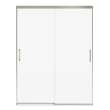 Incognito 76 56-59 x 76 in. 8mm Bypass Shower Door for Alcove Installation with Clear glass in Brushed Nickel
