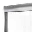 Aura 55-59 x 71 in. 6 mm Bypass Shower Door for Alcove Installation with Fluted glass in Chrome