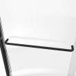 Aura 55-59 x 71 in. 6 mm Bypass Shower Door for Alcove Installation with Fluted glass in Matte Black