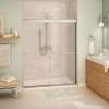 Aura SC 55-59 in. x 71 in. 8 mm Bypass Shower Door for Alcove Installation with Clear glass in Brushed Nickel