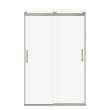Revelation Square 44-47 x 70 1/2-73 in. 6 mm Bypass Shower Door for Alcove Installation with Clear glass in Brushed Nickel