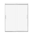 Revelation Square 56-59 x 70 1/2-73 in. 8mm Bypass Shower Door for Alcove Installation with Clear glass in Chrome