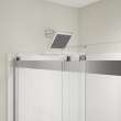 Revelation Square 56-59 x 56 3/4-59 1/4 in. 8mm Bypass Tub Door for Alcove Installation with Clear glass in Chrome