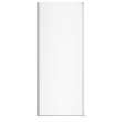Nebula Return Panel for 36 in. Base with Clear glass in Chrome