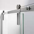 Nebula 44 1/2-46 1/2 x 78 3/4 in. 8mm Sliding Shower Door for Alcove Installation with Clear glass in Chrome