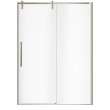 Nebula 56 1/2-58 1/2 x 78 3/4 in. 8mm Sliding Shower Door for Alcove Installation with Clear glass in Brushed Nickel
