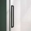 Nebula 56 1/2-58 1/2 x 78 3/4 in. 8mm Sliding Shower Door for Alcove Installation with Clear glass in Matte Black