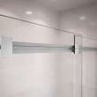 Duel 56-59 x 55 1/2-59 in. 8 mm Bypass Tub Door for Alcove Installation with Clear glass in Chrome