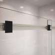 Duel 56-59 x 55 1/2 x 59 in. 8 mm Bypass Tub Door for Alcove Installation with Clear glass in Brushed Nickel & Matte Black