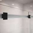 Duel 56-59 x 55 1/2 x 59 in. 8 mm Bypass Tub Door for Alcove Installation with Clear glass in Chrome & Matte Black
