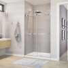 Duel 44-47 x 70 1/2-74 in. 8 mm Bypass Shower Door for Alcove Installation with Clear glass in Chrome