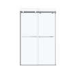 Duel 44-47 x 70 1/2-74 in. 8 mm Bypass Shower Door for Alcove Installation with Clear glass in Chrome