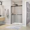 Duel 44-47 x 70 1/2-74 in. 8 mm Bypass Shower Door for Alcove Installation with Clear glass in Matte Black