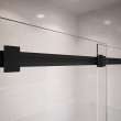 Duel 44-47 x 70 1/2-74 in. 8 mm Bypass Shower Door for Alcove Installation with Clear glass in Matte Black
