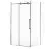 Halo Pro GS Return Panel for 32 in. Base with GlassShield(R) glass in Chrome