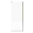 Incognito 76 Return Panel for 32 in. Base with Clear glass in Brushed Nickel