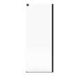 Incognito 76 Return Panel for 32 in. Base with Clear glass in Matte Black