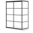 Incognito 76 Return Panel for 32 in. Base with Shaker glass in Matte Black