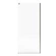 Incognito 76 Return Panel for 36 in. Base with Clear glass in Brushed Nickel