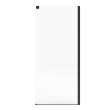 Incognito 76 Return Panel for 36 in. Base with Clear glass in Matte Black