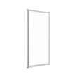 Pivolok 29-30 3/4 x 64 1/2 in. Pivot Shower Door for Alcove Installation with Clear glass in Chrome