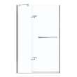 Reveal 71 44-47 x 71 1/2 in. 8mm Pivot Shower Door for Alcove Installation with Clear glass in Chrome