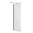 Reveal 71 Return Panel for 34 in. Base with Clear glass in Dark Bronze