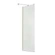 Reveal 71 Return Panel for 34 in. Base with Clear glass in Brushed Nickel